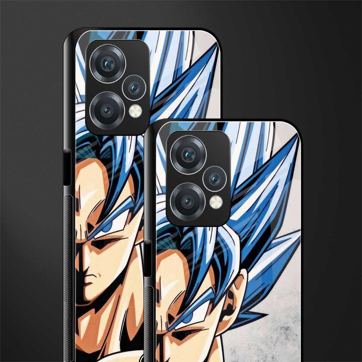 goku dragon ball z anime back phone cover | glass case for realme 9 pro 5g