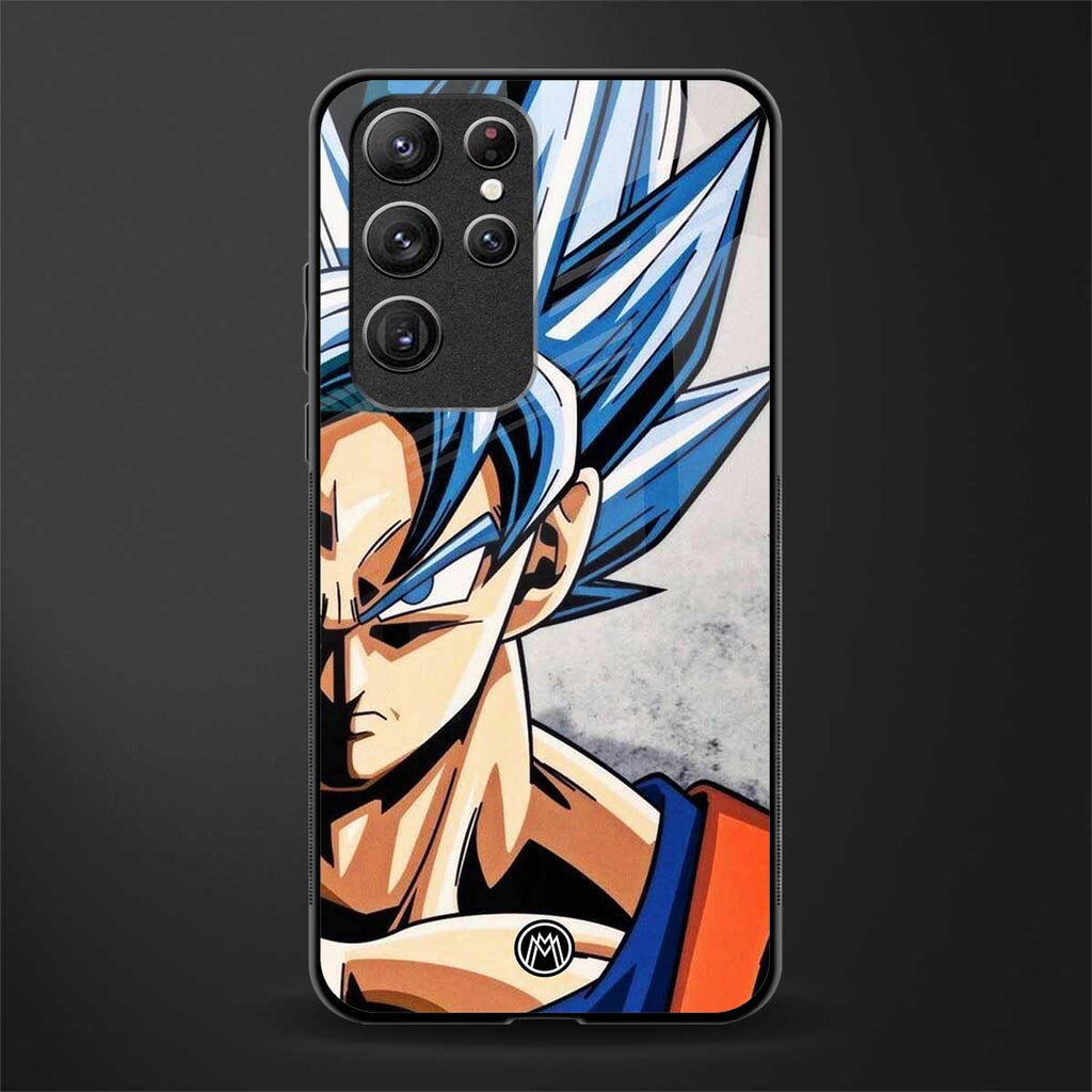 goku dragon ball z anime glass case for samsung galaxy s22 ultra 5g image