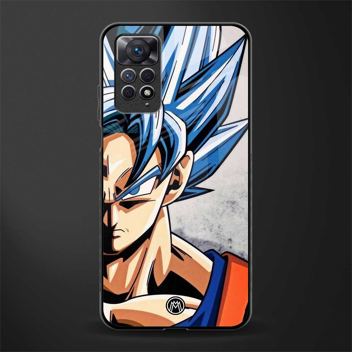 goku dragon ball z anime glass case for redmi note 11 image