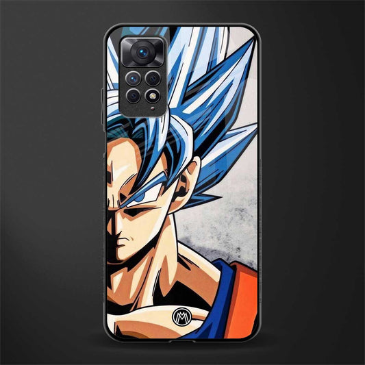 goku dragon ball z anime glass case for redmi note 11 image