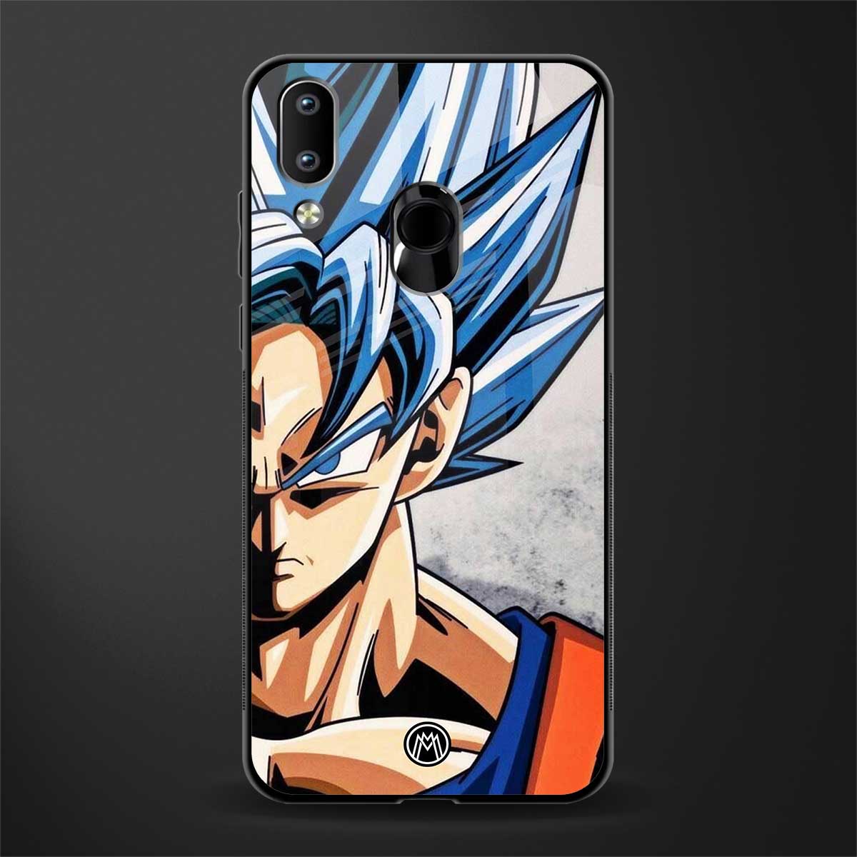 goku dragon ball z anime glass case for vivo y91 image