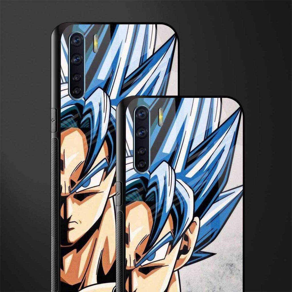 goku dragon ball z anime glass case for oppo f15 image-2