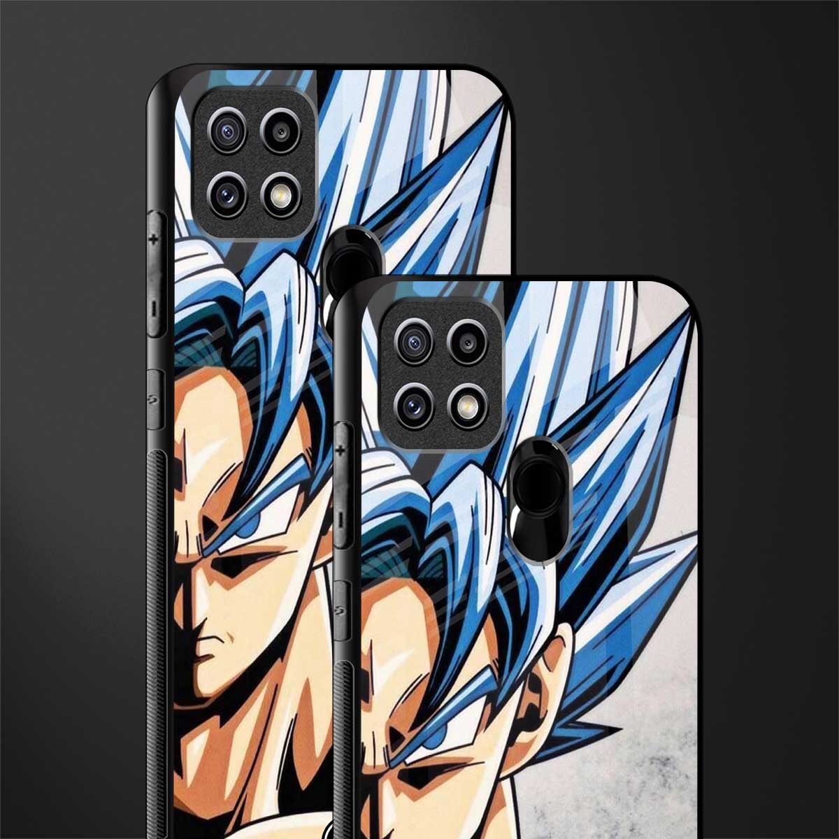 goku dragon ball z anime glass case for oppo a15s image-2