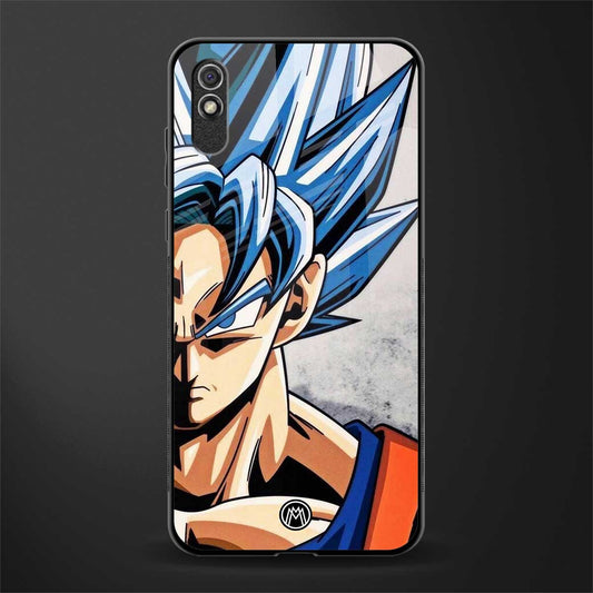 goku dragon ball z anime glass case for redmi 9i image