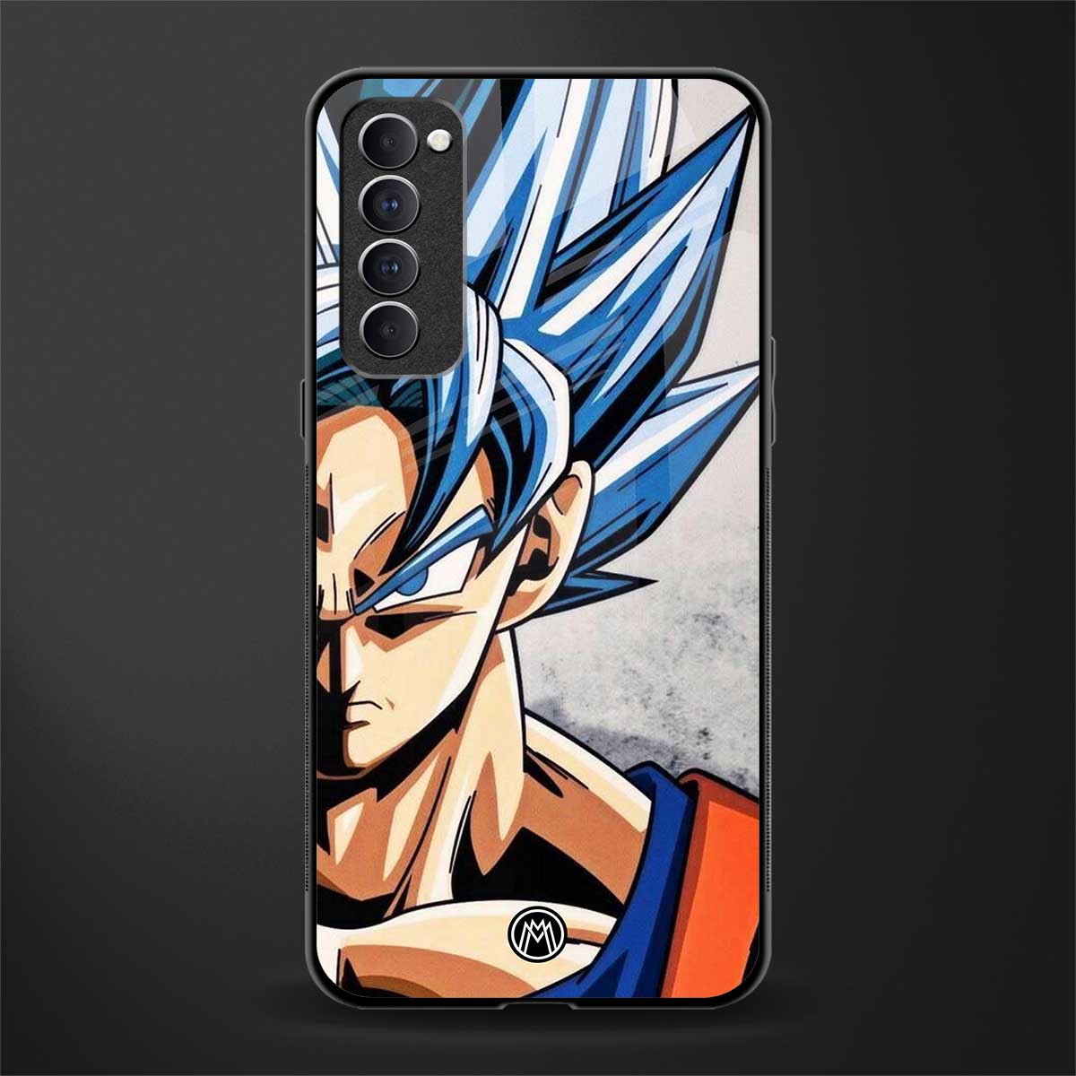 goku dragon ball z anime glass case for oppo reno 4 pro image