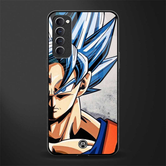 goku dragon ball z anime glass case for oppo reno 4 pro image