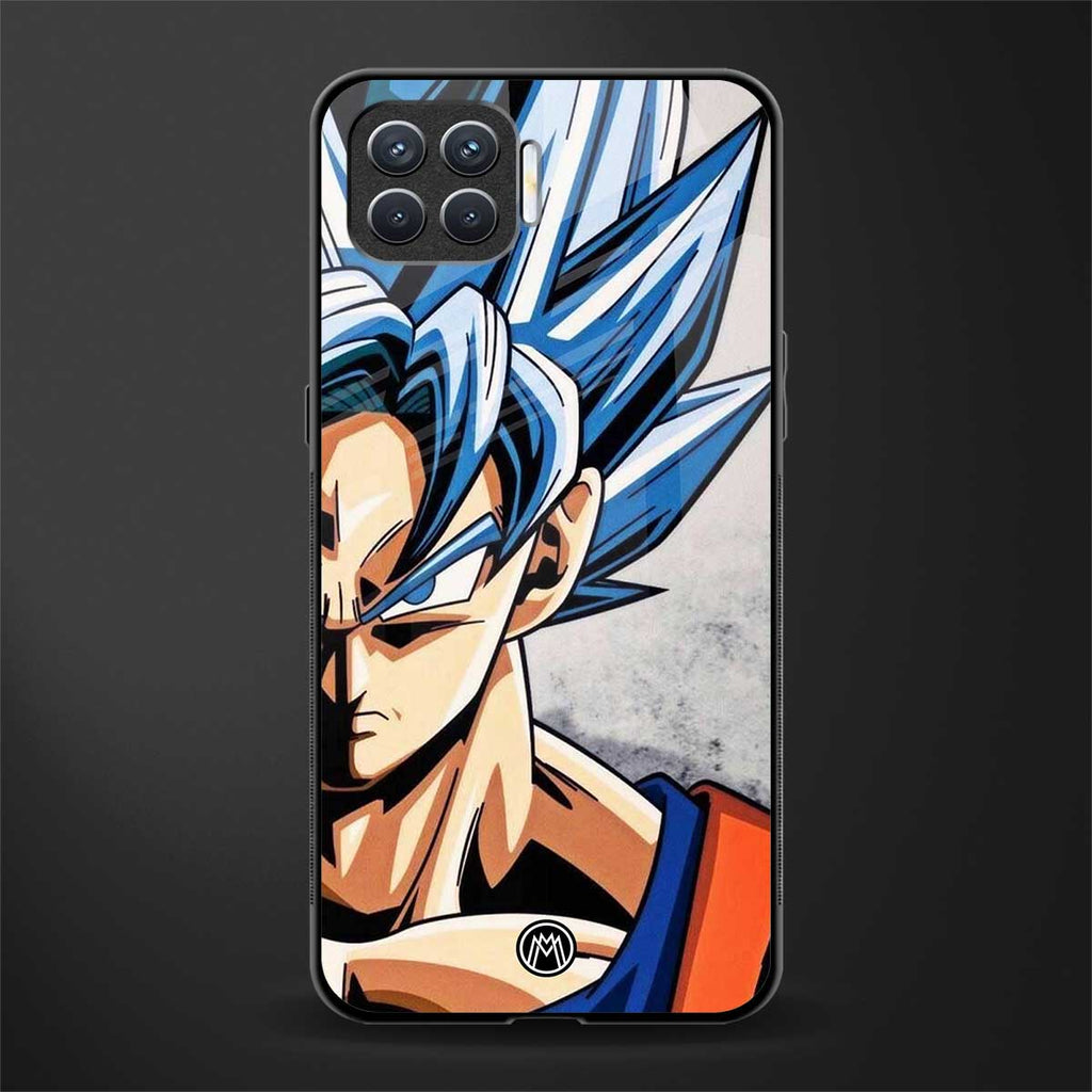 goku dragon ball z anime glass case for oppo f17 pro image
