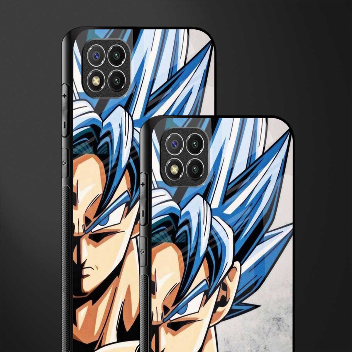 goku dragon ball z anime glass case for poco c3 image-2