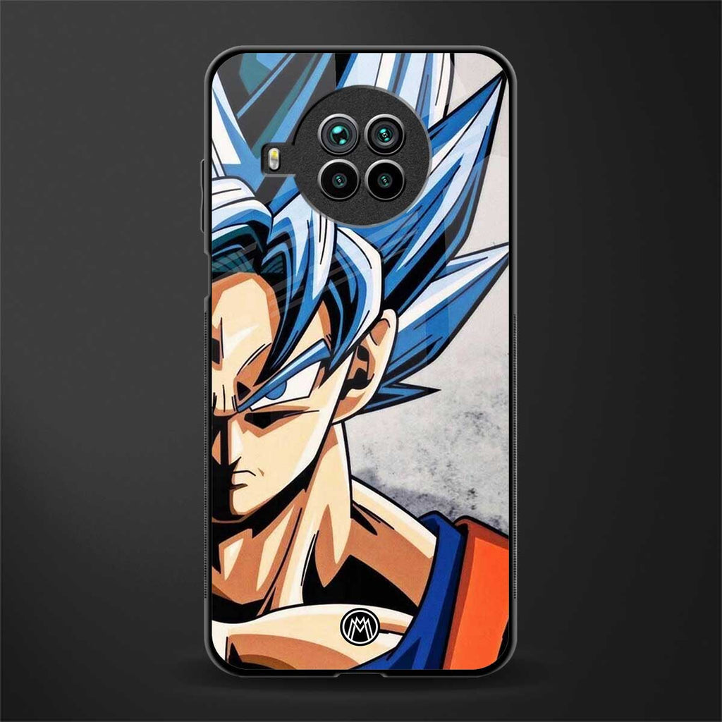 goku dragon ball z anime glass case for mi 10i image