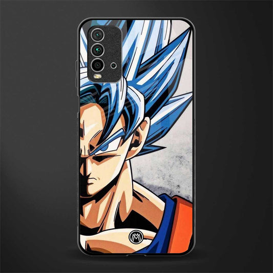 goku dragon ball z anime glass case for redmi 9 power image