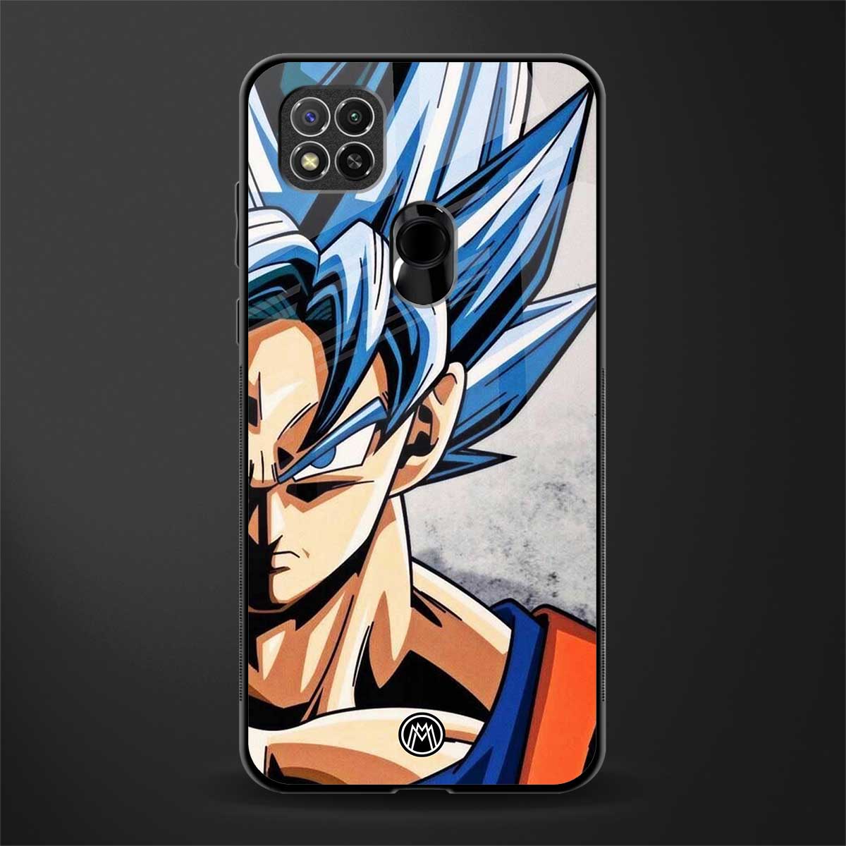 goku dragon ball z anime glass case for redmi 9c image