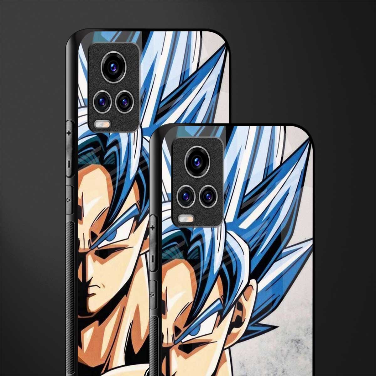 goku dragon ball z anime glass case for vivo v20 pro image-2