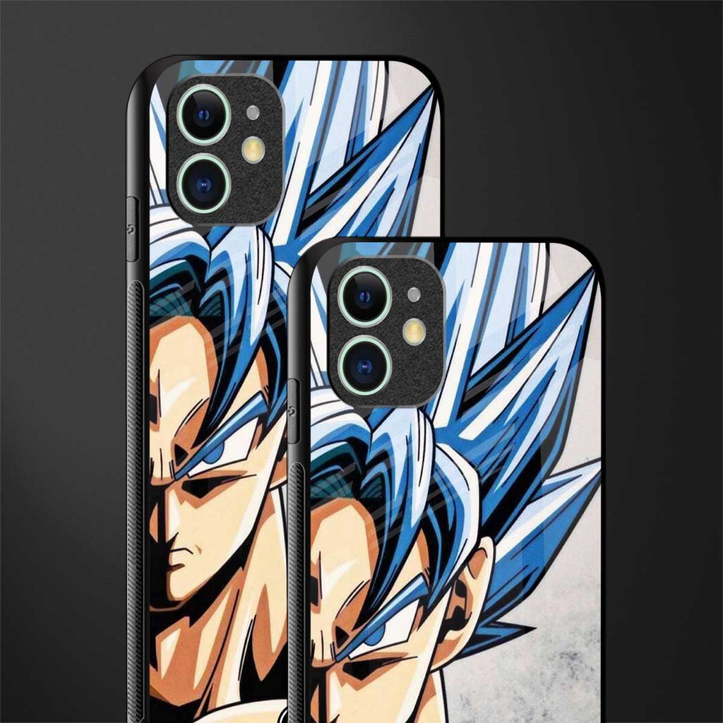 goku dragon ball z anime glass case for iphone 12 mini image-2