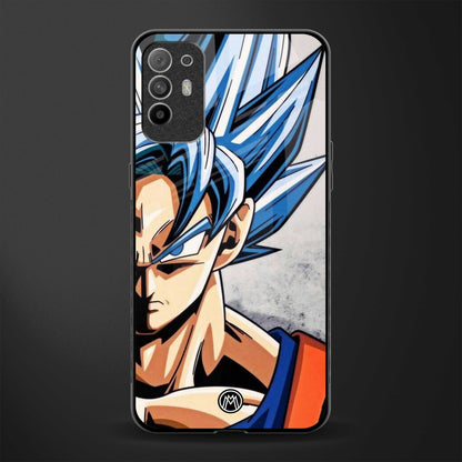goku dragon ball z anime glass case for oppo f19 pro plus image
