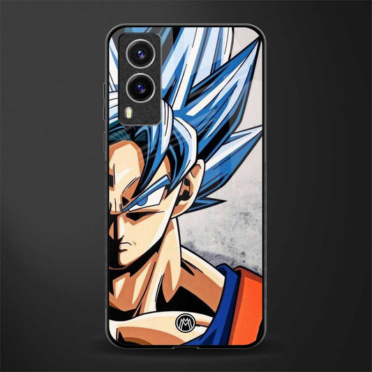goku dragon ball z anime glass case for vivo v21e 5g image