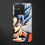 goku dragon ball z anime back phone cover | glass case for realme narzo 50a