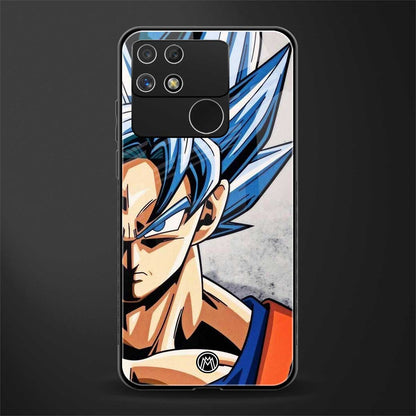 goku dragon ball z anime back phone cover | glass case for realme narzo 50a