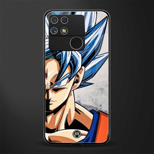 goku dragon ball z anime back phone cover | glass case for realme narzo 50a