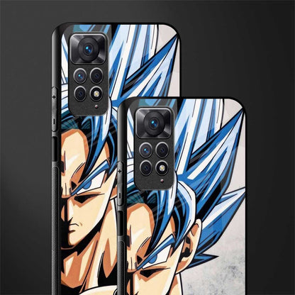 goku dragon ball z anime back phone cover | glass case for redmi note 11 pro plus 4g/5g