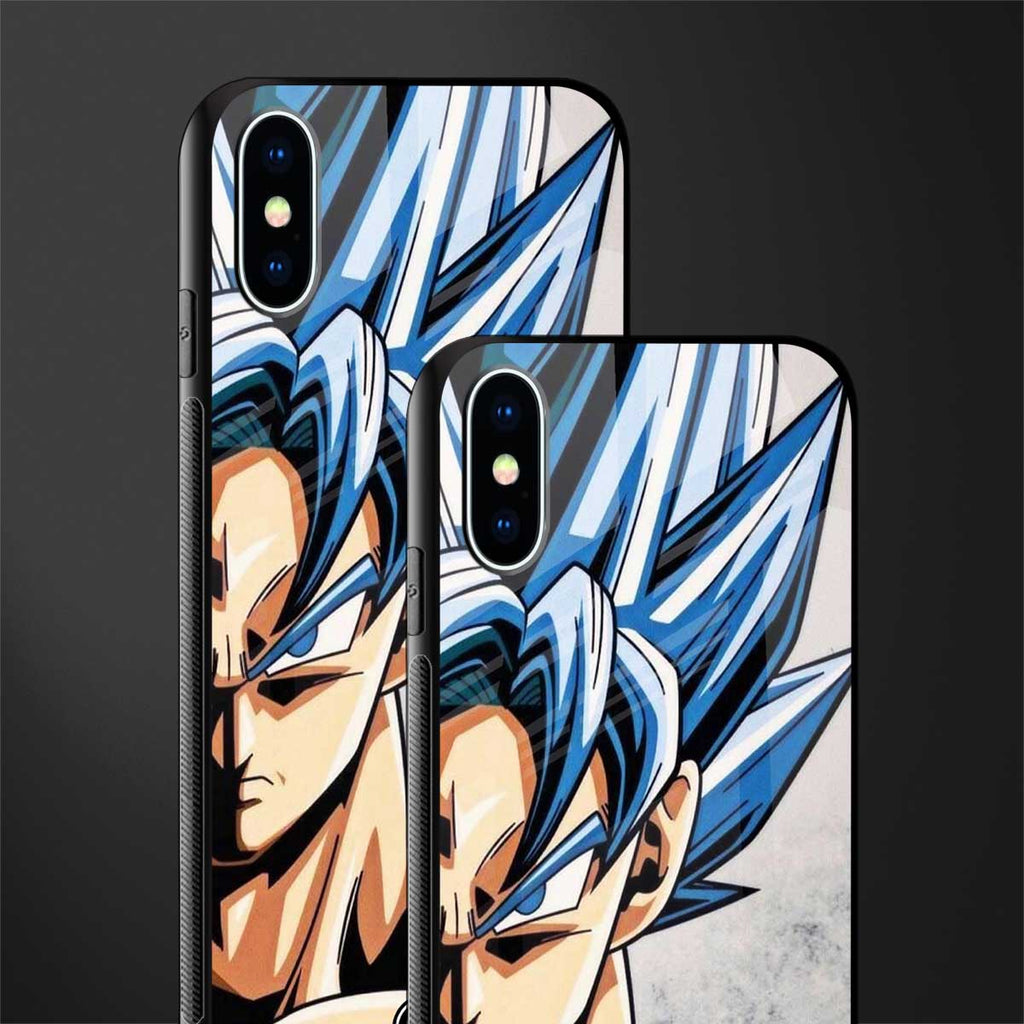 goku dragon ball z anime glass case for iphone x image-2