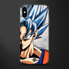 goku dragon ball z anime glass case for iphone xs image