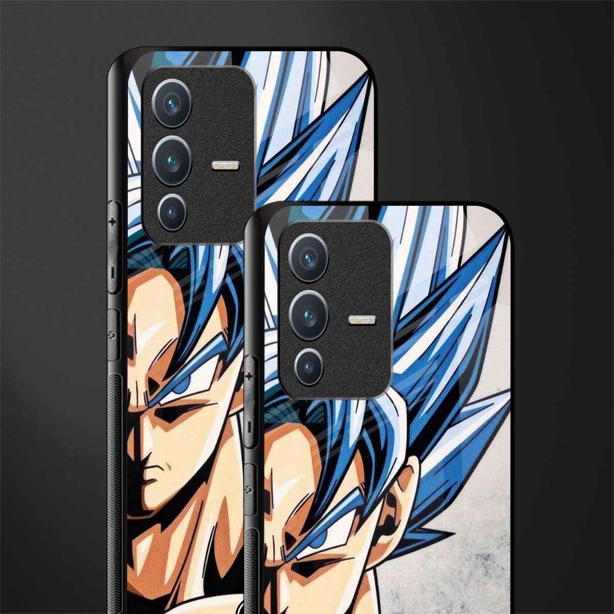 goku dragon ball z anime glass case for vivo v23 5g image-2