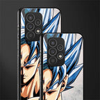 goku dragon ball z anime back phone cover | glass case for samsung galaxy a73 5g