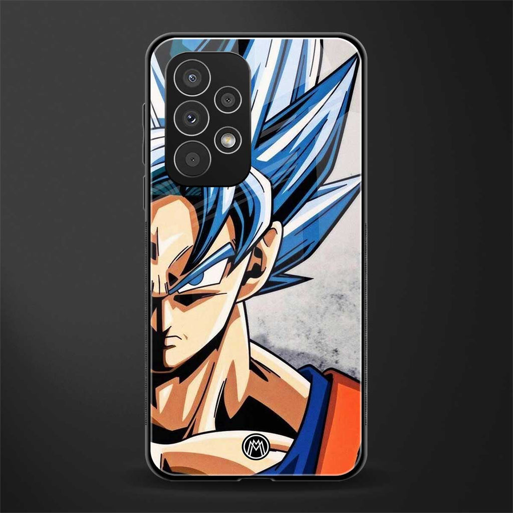 goku dragon ball z anime back phone cover | glass case for samsung galaxy a73 5g