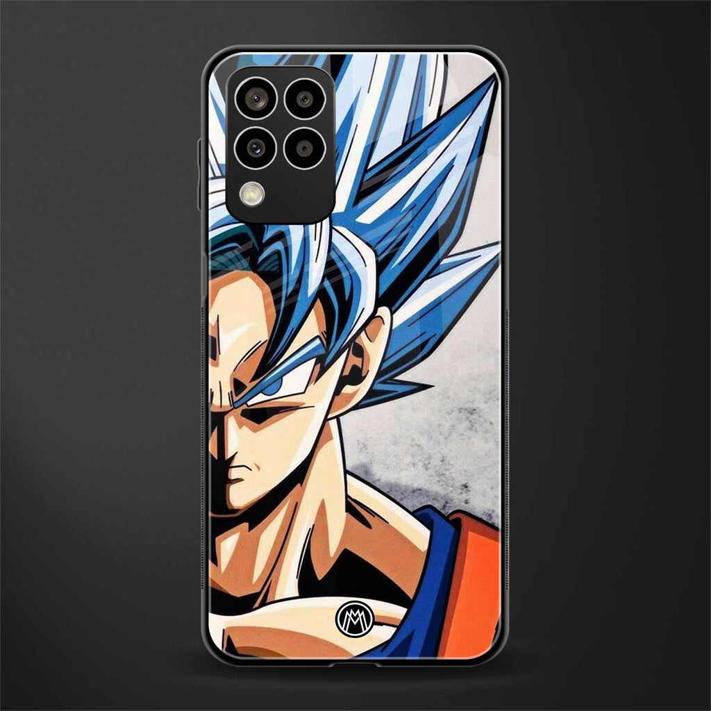 goku dragon ball z anime back phone cover | glass case for samsung galaxy m33 5g