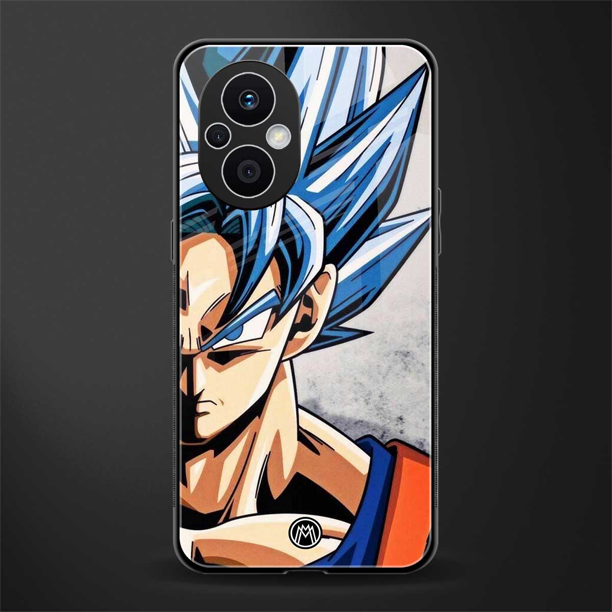 goku dragon ball z anime back phone cover | glass case for oppo f21 pro 5g