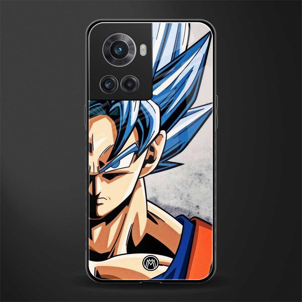 goku dragon ball z anime back phone cover | glass case for oneplus 10r 5g