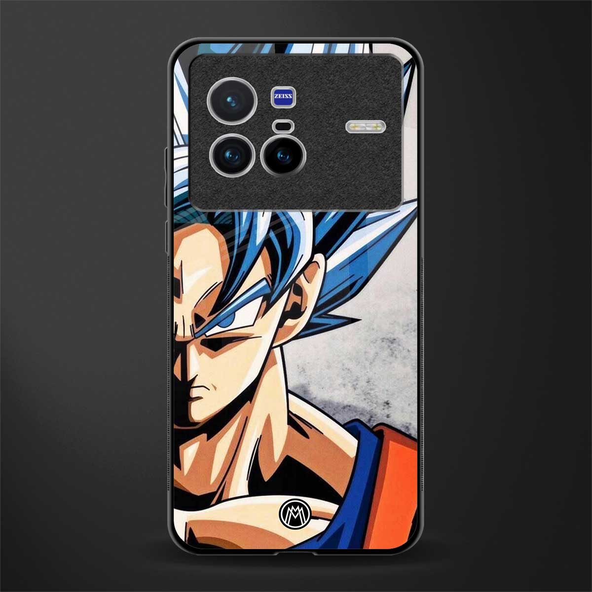 goku dragon ball z anime glass case for vivo x80 image