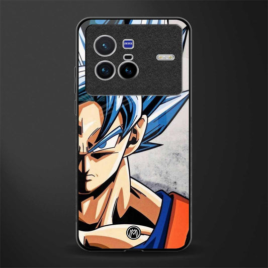 goku dragon ball z anime glass case for vivo x80 image