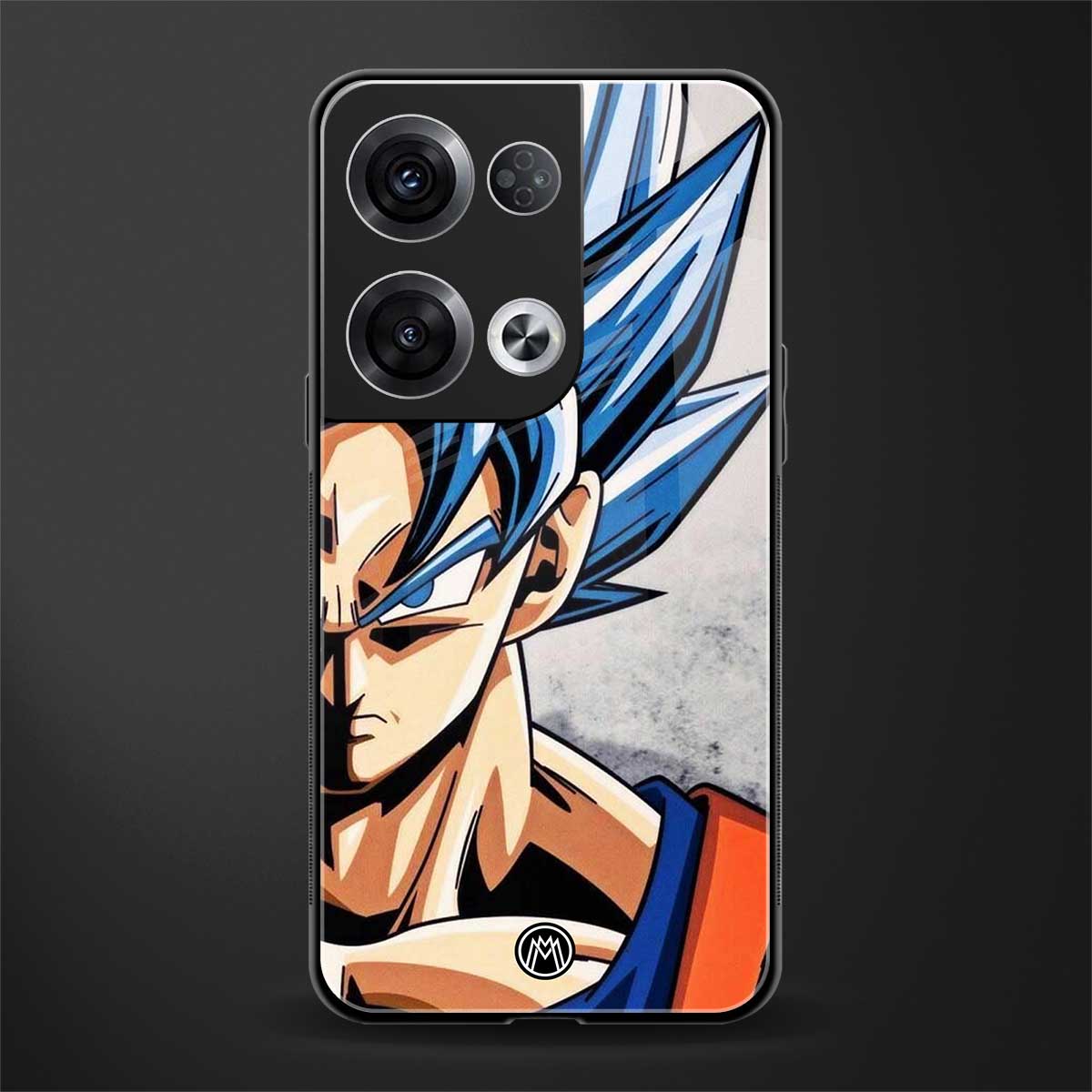 goku dragon ball z anime back phone cover | glass case for oppo reno 8