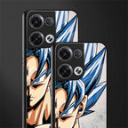 goku dragon ball z anime back phone cover | glass case for oppo reno 8 pro