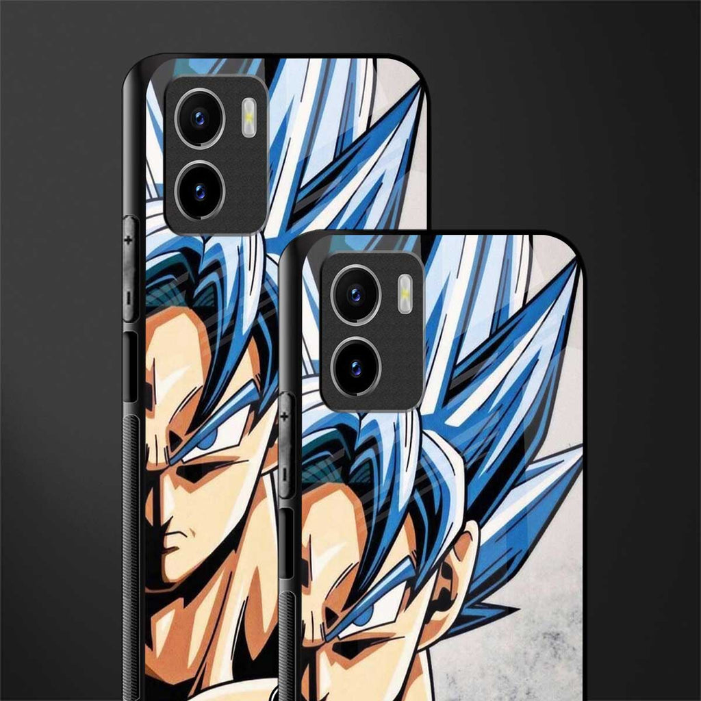 goku dragon ball z anime back phone cover | glass case for vivo y72
