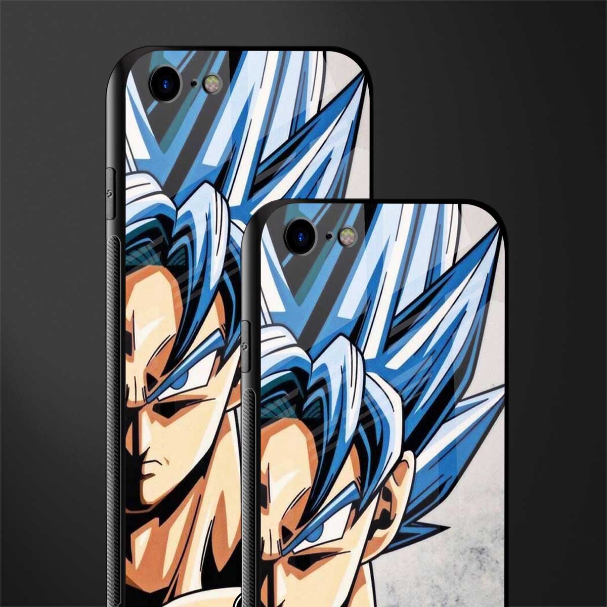 goku dragon ball z anime glass case for iphone se 2020 image-2