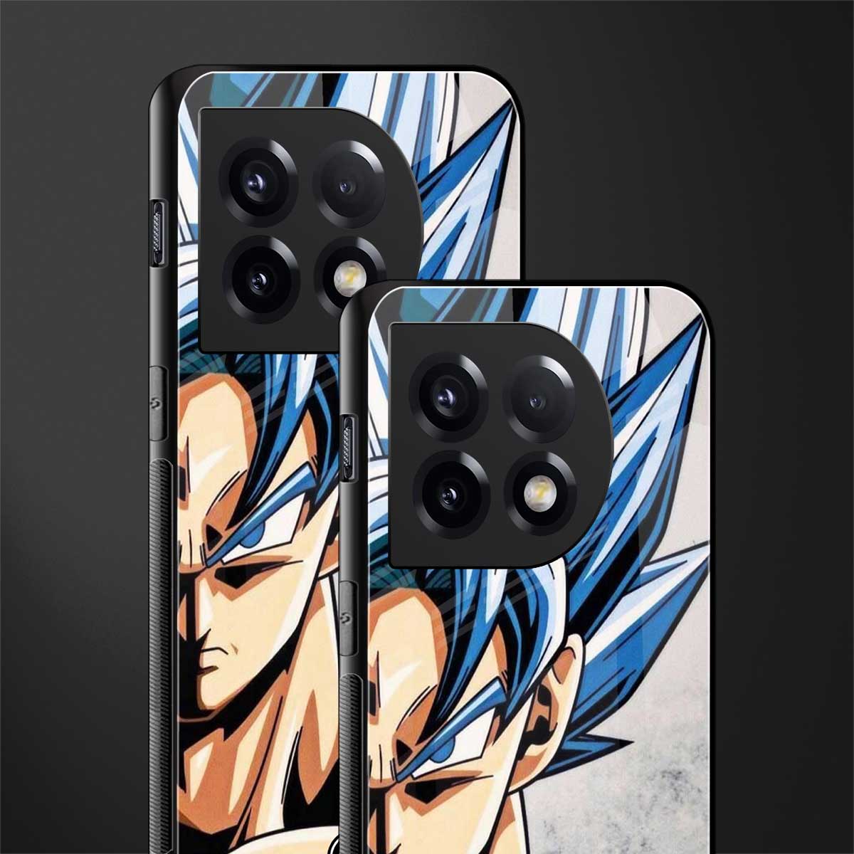 goku dragon ball z anime back phone cover | glass case for oneplus 11