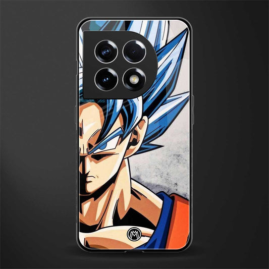 goku dragon ball z anime back phone cover | glass case for oneplus 11