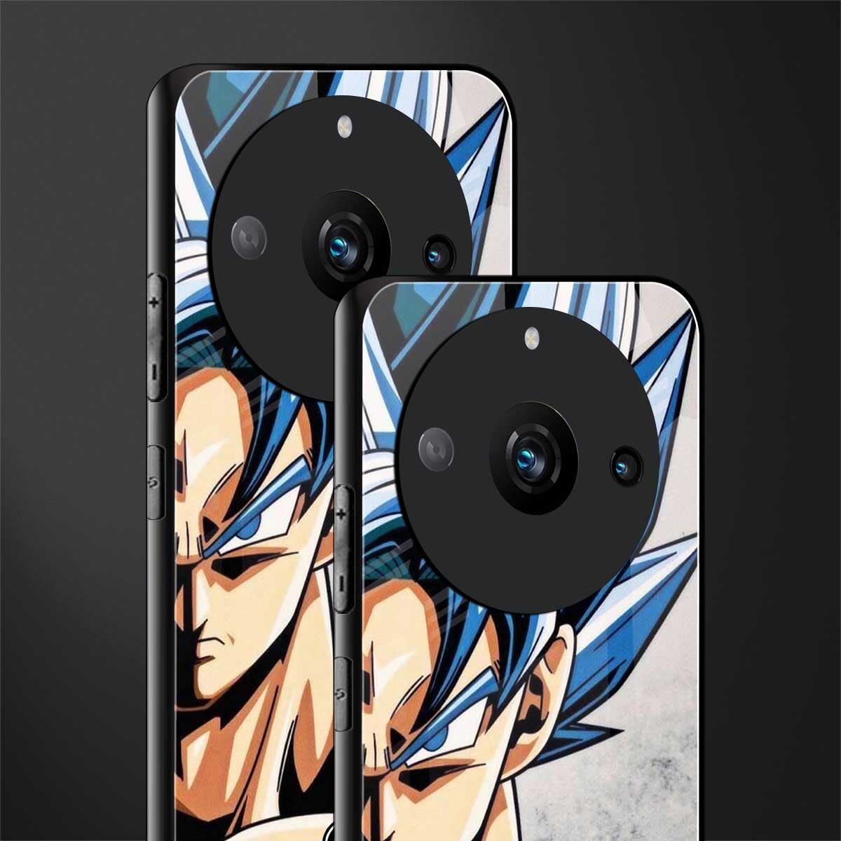 goku dragon ball z anime back phone cover | glass case for realme 11 pro 5g