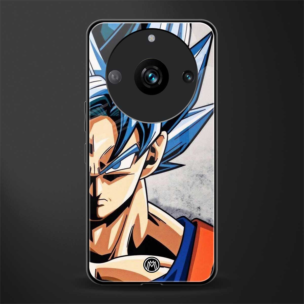 goku dragon ball z anime back phone cover | glass case for realme 11 pro 5g