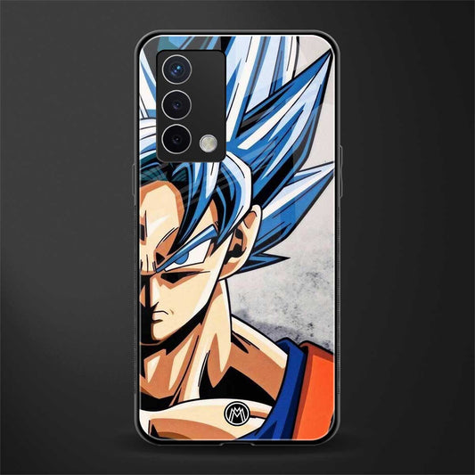 goku dragon ball z anime back phone cover | glass case for oppo a74 4g