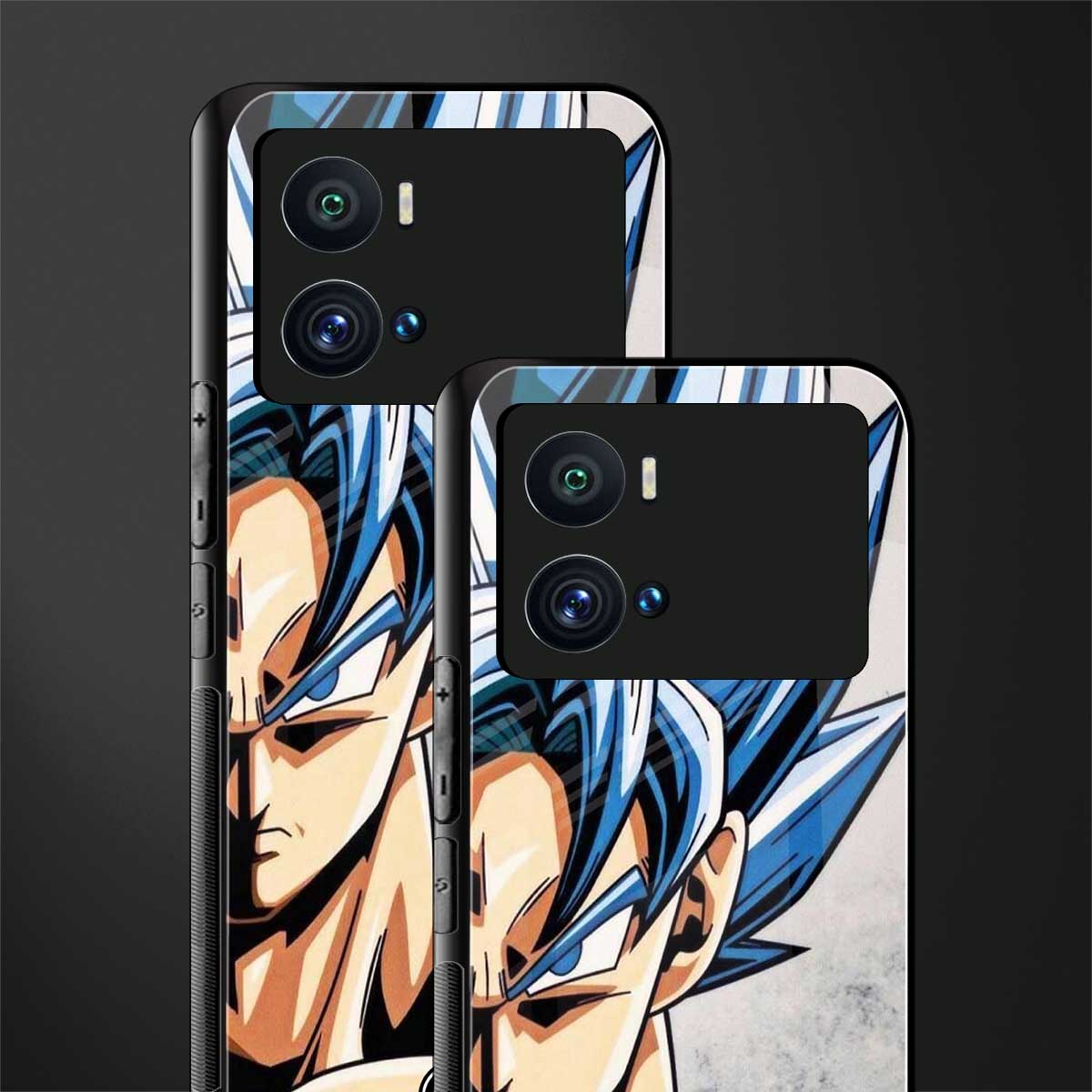 goku dragon ball z anime back phone cover | glass case for iQOO 9 Pro