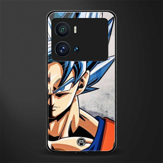 goku dragon ball z anime back phone cover | glass case for iQOO 9 Pro