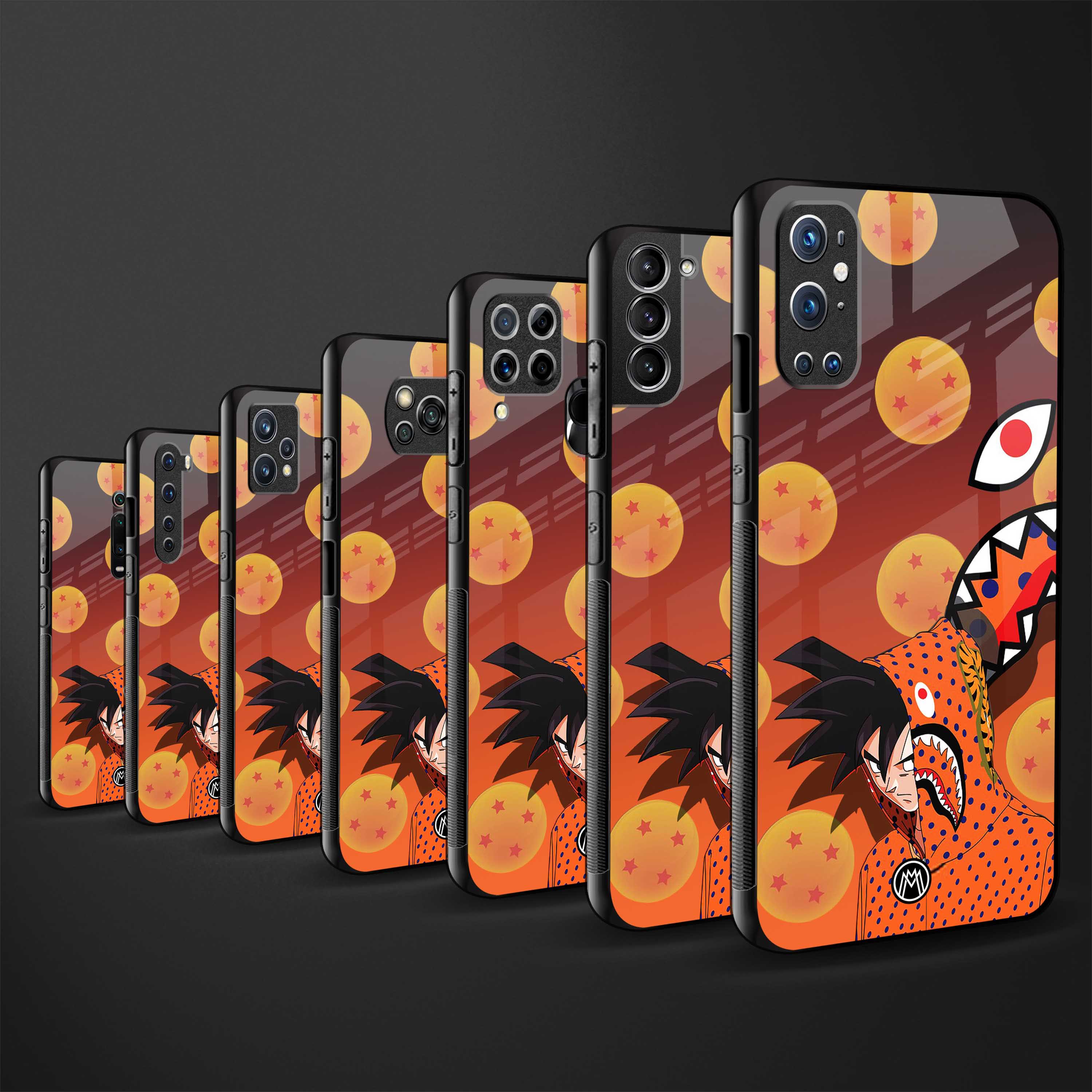 goku back phone cover | glass case for vivo y16