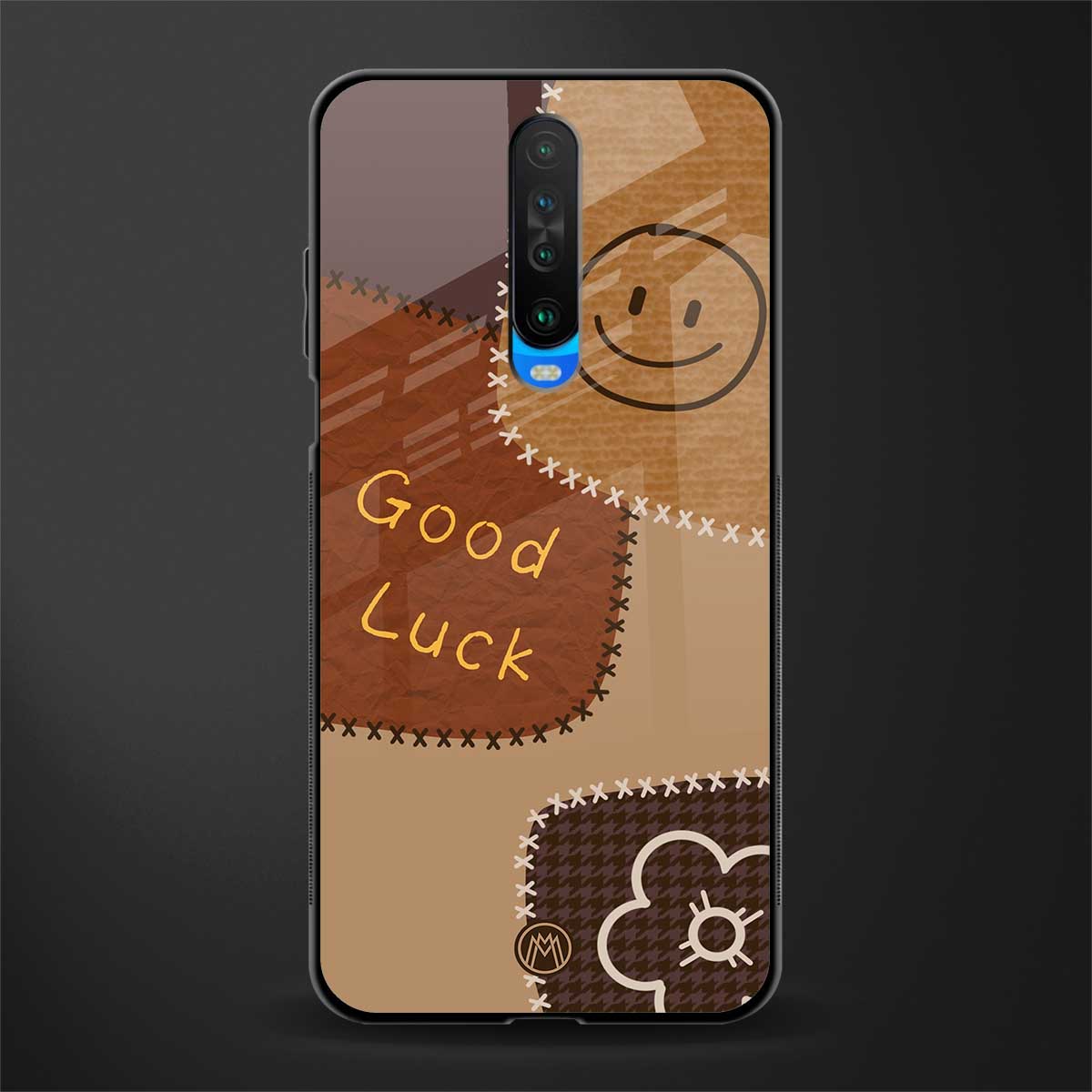 good luck glass case for poco x2 image