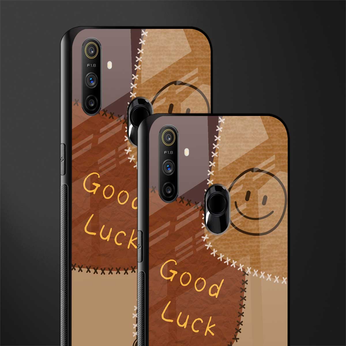 good luck glass case for realme narzo 10a image-2