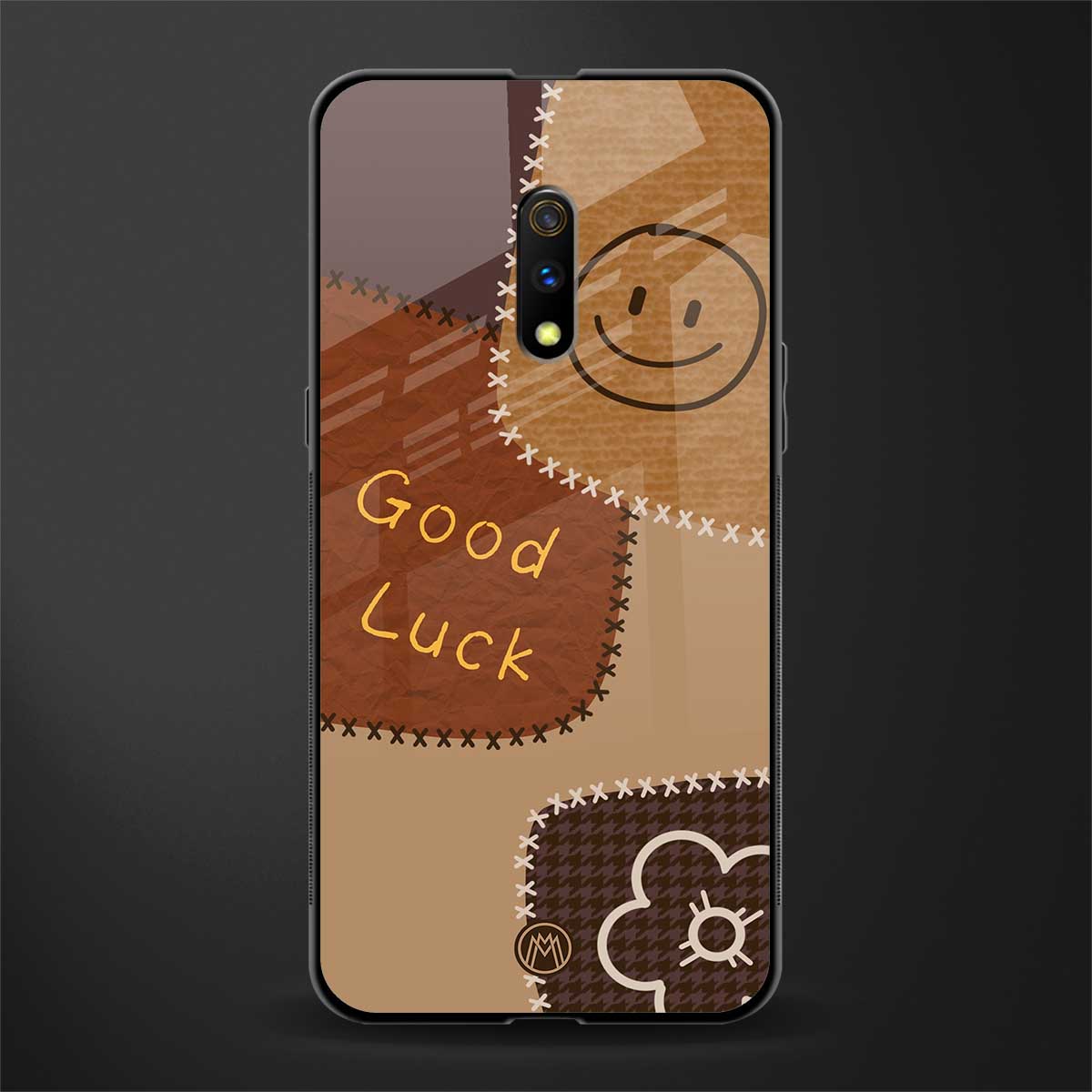 good luck glass case for realme x image