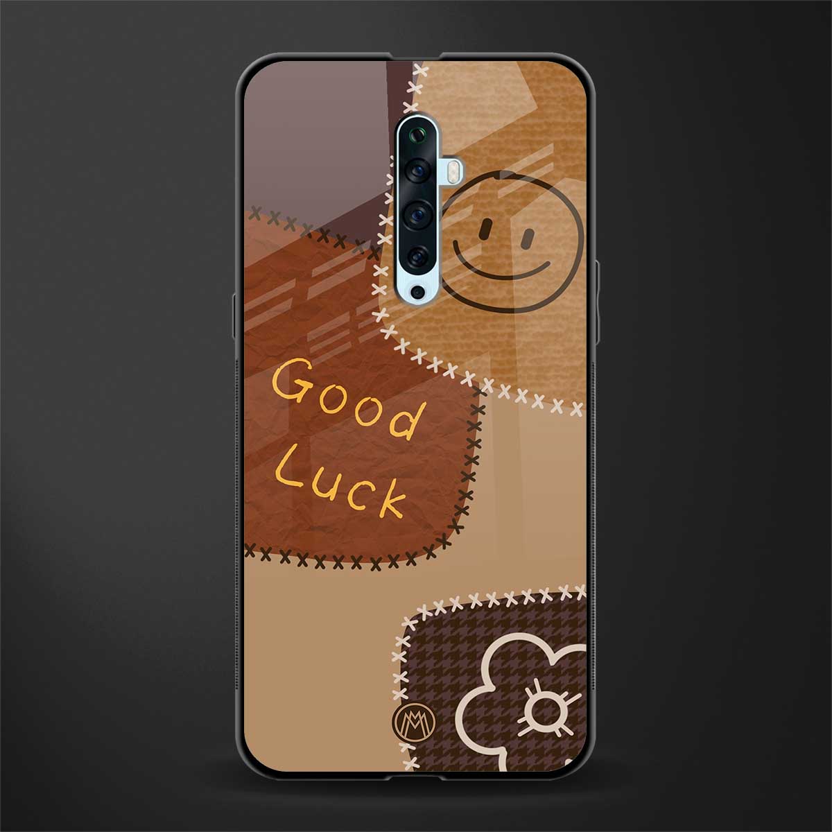 good luck glass case for oppo reno 2f image