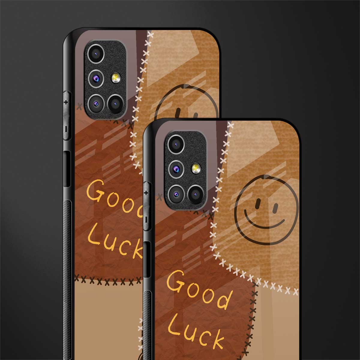 good luck glass case for samsung galaxy m51 image-2